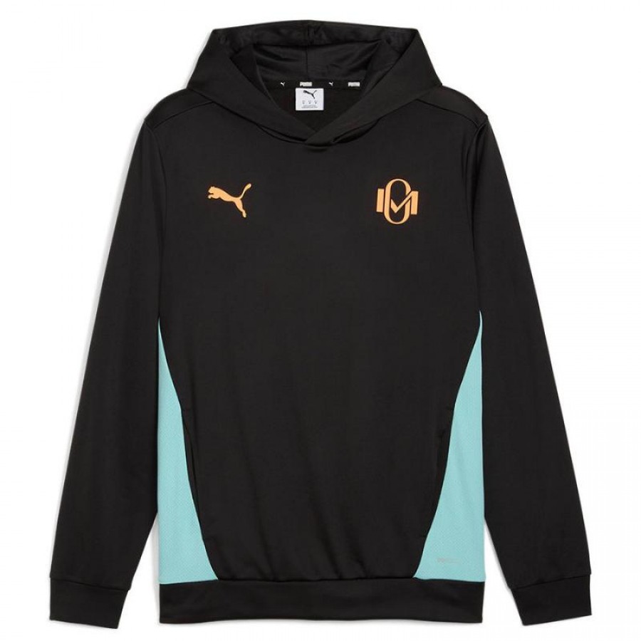 Moletom Puma Momo Gonzalez Único Preto Laranja  Oferta + Barato