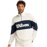 Sudadera Wilson Parkside Half Zip Blanco Beige  Offer + Cheap