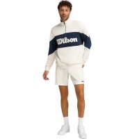 Sudadera Wilson Parkside Half Zip Blanco Beige  Offer + Cheap