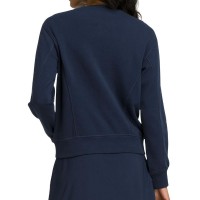 Sweat féminin bleu marine de l?équipe Wilson Team PADELPOINT Sweat féminin bleu marine de l?équipe Wilson Team