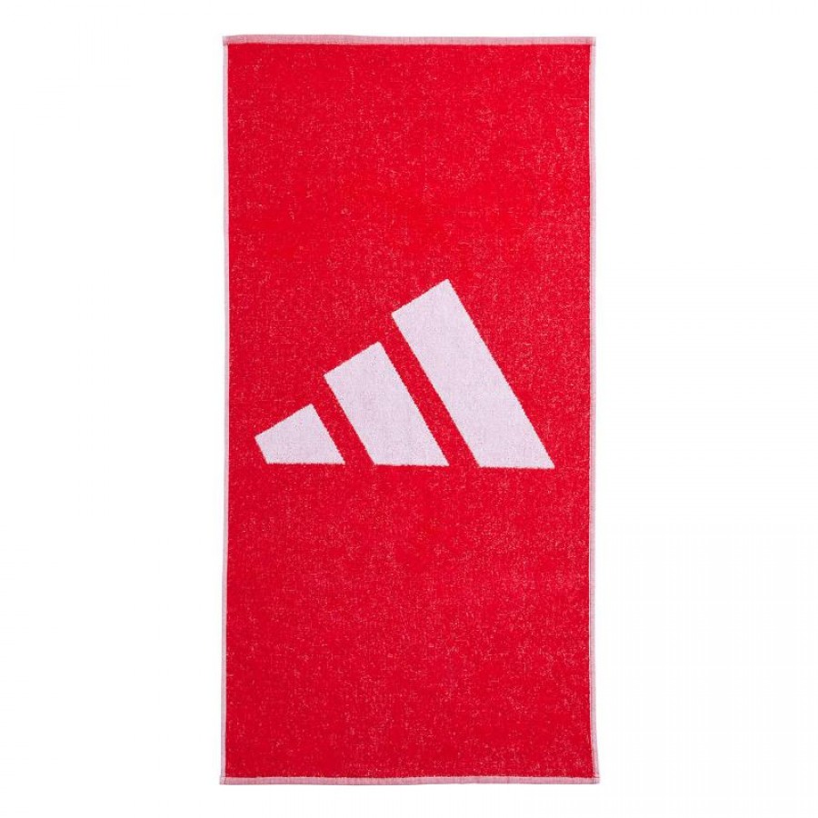 Toalla Adidas Pequeña Rojo Fluor  Oferta + Barato