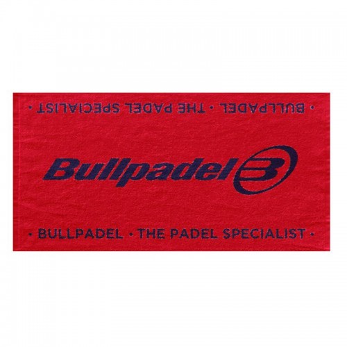 Serviette Bullpadel 100x50 Rouge Noir