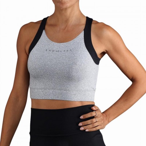 Endless Crop Top China Grey