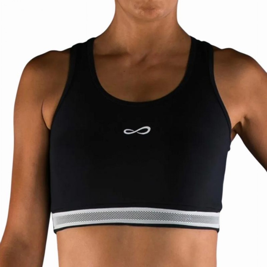 Top Endless Ribbon Negro  Oferta + Barato