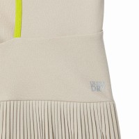 Vestido Lacoste Ultra Dry Gris Blanco Amarillo  Oferta + Barato