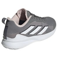 Zapatillas Adidas AvaFlash Clay Gris Blanco Rosa Mujer  Oferta + Barato