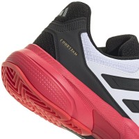 Zapatillas Adidas CourtJam Control 3 Blanco Negro Rojo  Oferta + Barato