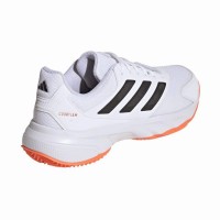 Adidas CourtJam Control 3 Clay White Orange Black Sneakers