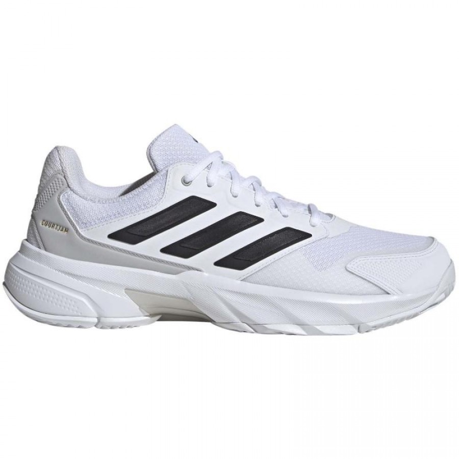 Adidas CourtJam Control White Black Grey Shoes