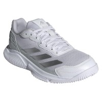 Tênis femininos Adidas Courtquick Padel Branco Cinza
