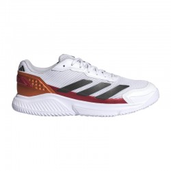 Tênis Adidas Courtquick Padel Branco Cobre Vermelho