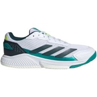 Zapatillas Adidas Courtquick Padel Blanco Verde  Oferta + Barato
