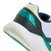 Zapatillas Adidas Courtquick Padel Blanco Verde  Oferta + Barato