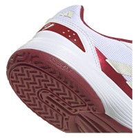 Adidas Crazyquick Padel Blanc Rouge Junior Baskets