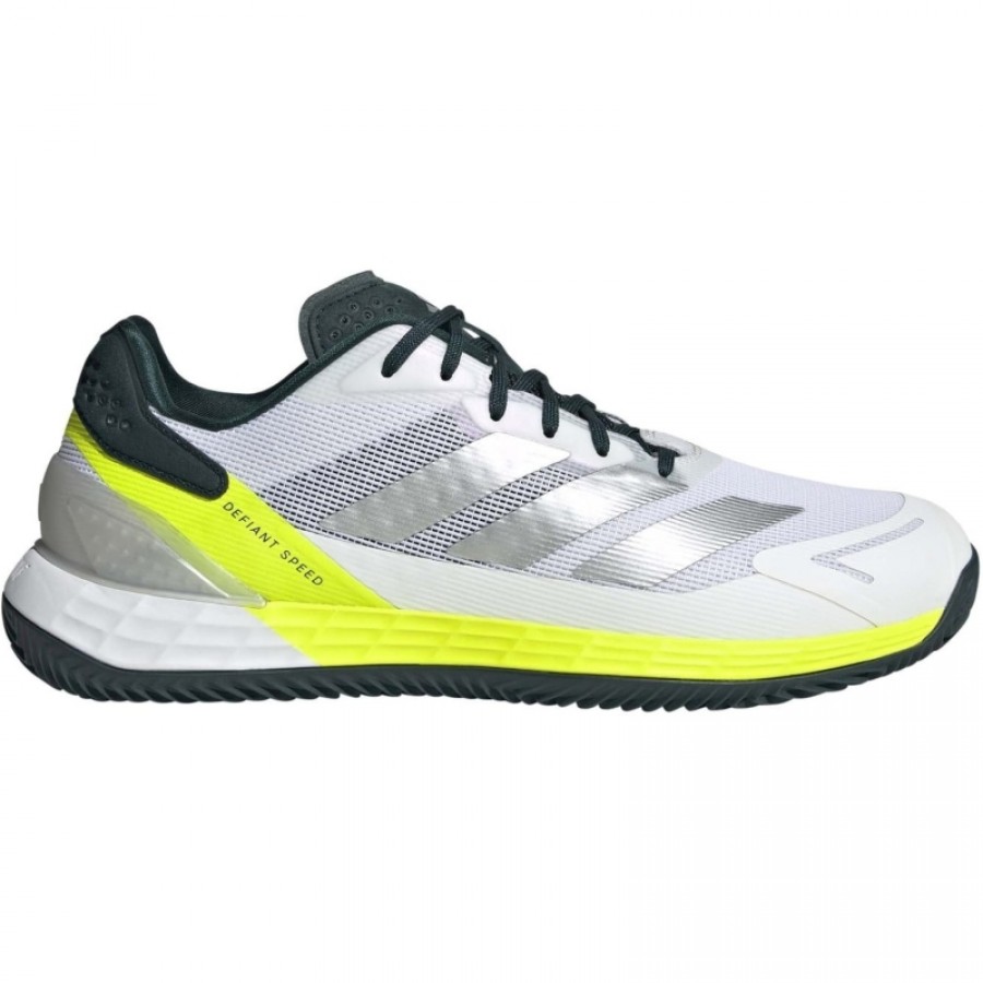 Zapatillas Adidas Defiant Speed 2 Blanco Plata Verde  Oferta + Barato