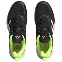 Zapatillas Adidas Defiant Speed Negro Blanco Fluor  Oferta + Barato