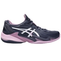 Zapatillas Asics Court FF 3 Clay Azul Indigo Blanco Mujer  Oferta + Barato