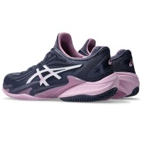 Zapatillas Asics Court FF 3 Clay Azul Indigo Blanco Mujer  Oferta + Barato