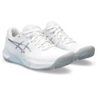 Zapatillas Asics Gel Challenger 14 Padel Blanco Plata Mujer  Oferta + Barato