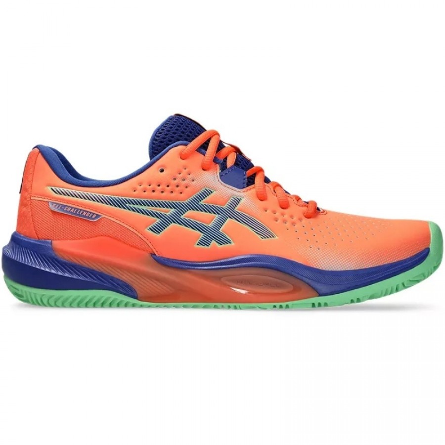Asics Gel Challenger 15 Padel Coral Cobalt Blue Sneakers  Offer + Cheap