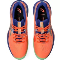 Asics Gel Challenger 15 Padel Coral Cobalt Blue Sneakers  Offer + Cheap