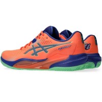 Asics Gel Challenger 15 Padel Coral Cobalt Blue Sneakers  Offer + Cheap