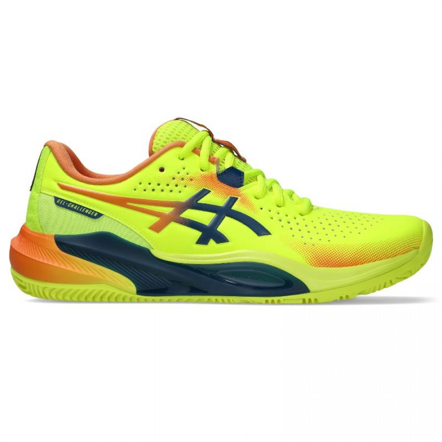 Asics Gel Challenger 15 Padel L.E Yellow Dark Blue Sneakers