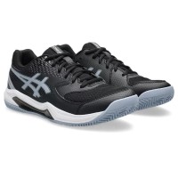 Asics Gel Dedicate 8 Clay Black Gray Blue Sneakers