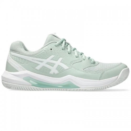 Asics Gel Dedicate 8 Clay Lichen Green White Women''s Sneakers