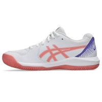 Asics Gel Dedicate 8 Padel White Pink Women''s Sneakers