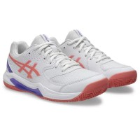 Asics Gel Dedicate 8 Padel White Pink Women''s Sneakers