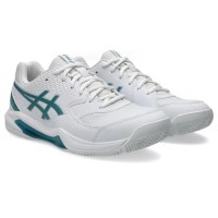 Asics Gel Dedicate 8 Padel White Pine Green Baskets