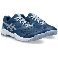 Zapatillas Asics Gel Dedicate 8 Padel GS Azul Mako Gris Junior  Oferta + Barato