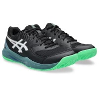 Asics Gel Dedicate 8 Padel Black Green Sneakers