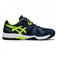Chaussures Asics Gel Padel Pro 5 Bleu Francais Vert Danger PADELPOINT Chaussures Asics Gel Padel Pro 5 Bleu Francais Vert Danger