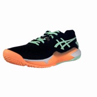 Zapatillas Asics Gel Resolution 9 Padel Negro Menta Mujer  Oferta + Barato