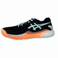 Zapatillas Asics Gel Resolution 9 Padel Negro Menta Mujer  Oferta + Barato