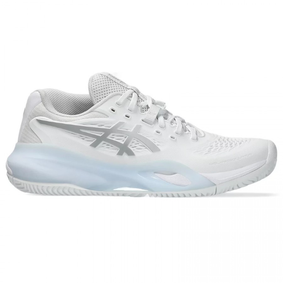 Zapatillas Asics Gel Resolution X Clay Blanco Plata Mujer  Oferta + Barato