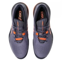 Zapatillas Asics Gel Resolution X Clay Gris Purpura Naranja  Oferta + Barato
