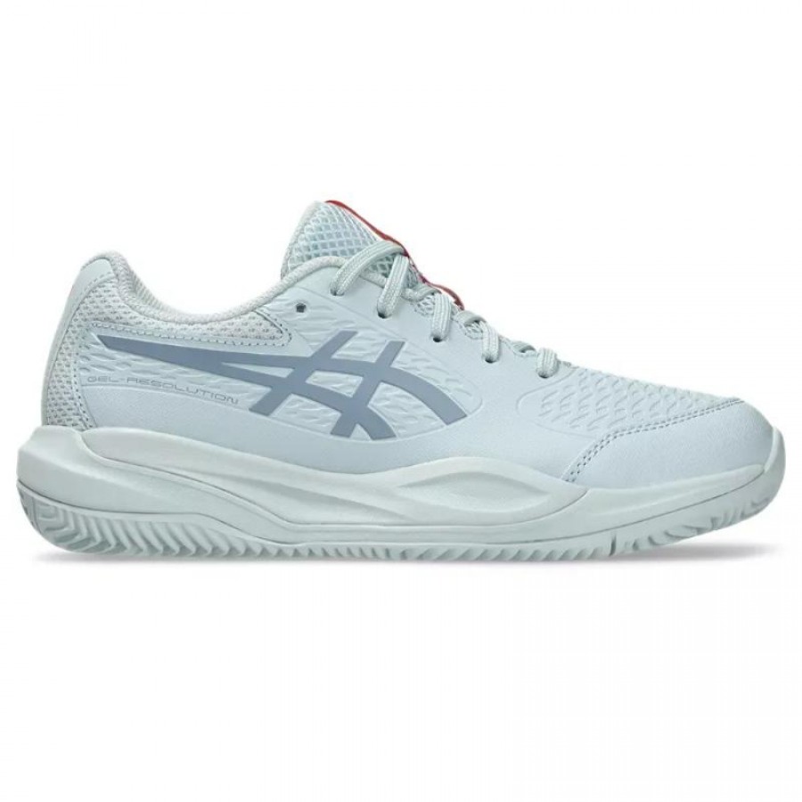 Asics Gel Resolution X Clay GS Sky Blue Grey Junior