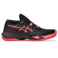 Asics Gel Resolution X Clay Black Red Women''s Sneakers