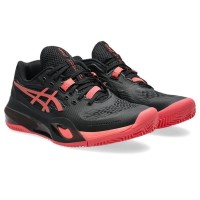 Asics Gel Resolution X Clay Black Red Women''s Sneakers
