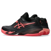 Asics Gel Resolution X Clay Black Red Women''s Sneakers