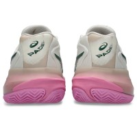 Tênis femininos Asics Gel Resolution X Padel Bege Verde