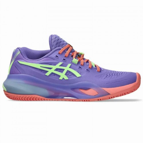 Asics Gel Resolution X Padel Purple Green Women''s Sneakers