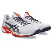 Zapatillas Asics Solution Speed FF 3 Clay Blanco Gris Naranja  Oferta + Barato