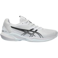Zapatillas Asics Solution Speed FF 3 Clay Blanco Negro  Oferta + Barato