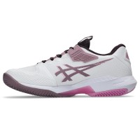 Zapatillas Asics Solution Speed FF 4 Clay Blanco Malva Mujer