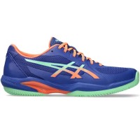 Asics Solution Swift FF 2 Padel Cobalt Blue Green Sneakers  Offer + Cheap