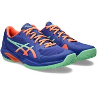 Asics Solution Swift FF 2 Padel Cobalt Blue Green Sneakers  Offer + Cheap